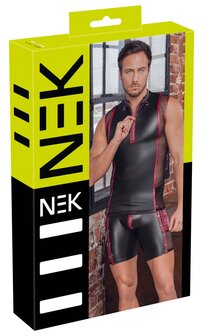 NEK Sleeveless Matte Look Shirt with Zipper &ndash; Bold &amp; Comfortable