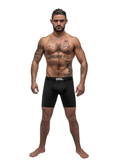 Black Nite Long Short Heren Compressieshort met Support Pouch - Male Power