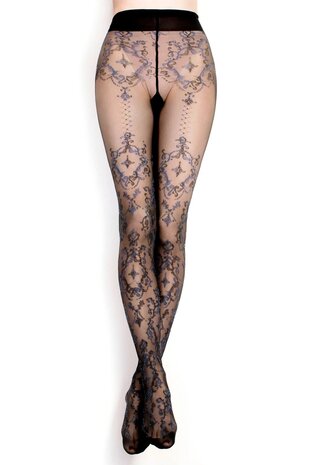 Ballerina&rsquo;s Secret 412 Strumpfhose 20 Den Grau/Schwarz S/M &ndash; L/XL