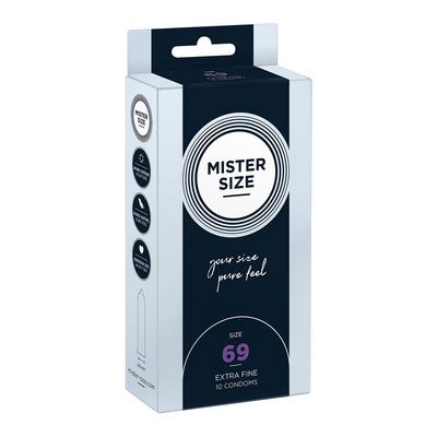 Mister Size Condoms 69 mm - 10 Pieces (Buy 1 Get 1 FREE)