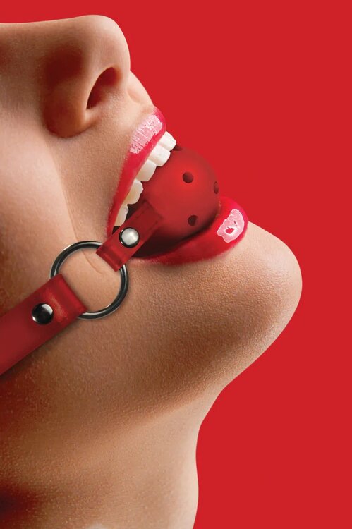 Breathable Ball Gag Red