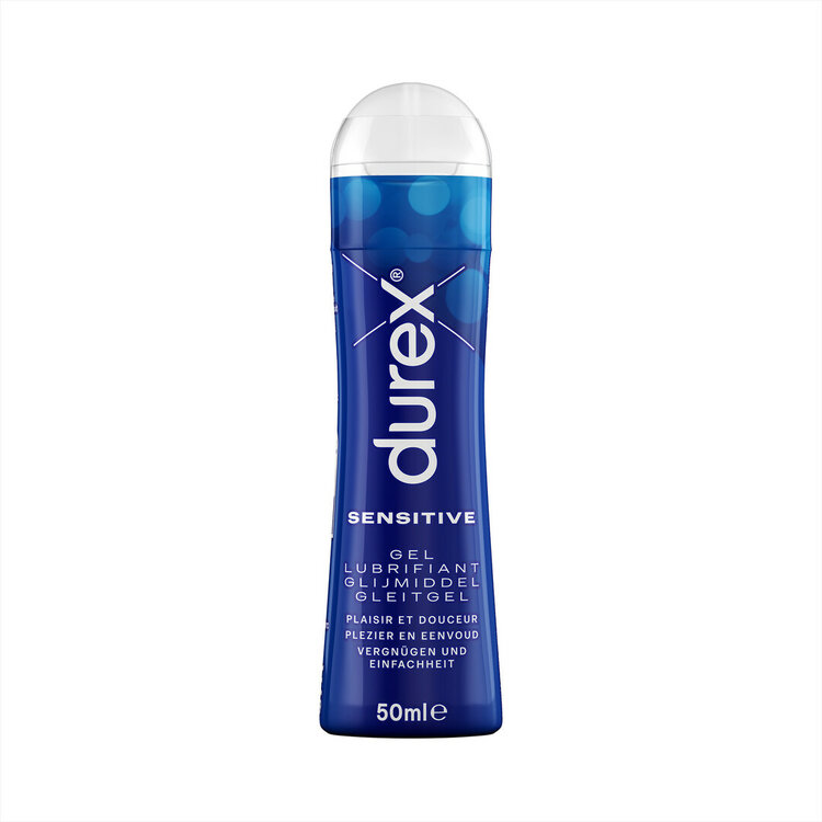 Durex Play Sensitive Gel 50ml &ndash; Water-Based Lubricant (Transparent, Non-Sticky, Condom Safe)