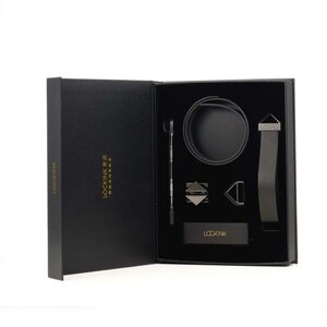 Luxuri&ouml;ses Halsband mit Leinen-Set &ndash; Schwarz