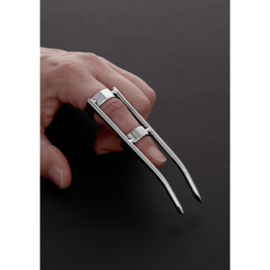 Nagel- und Nagelhautkratzer aus Edelstahl (M)