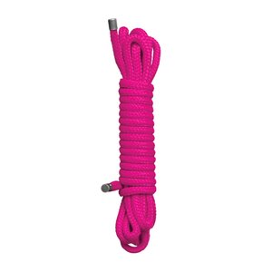Japanisches Seil 10 m &ndash; rosa Nylon