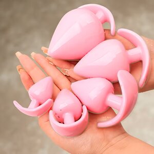5-Piece Butt Plug Set &ndash; Pink