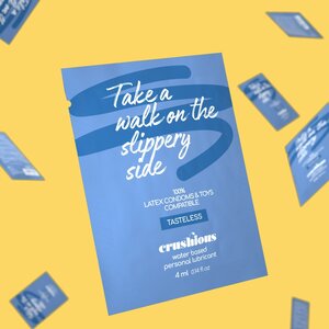 Crushious Water-Based Lubricant Sachet 4 ml &ndash; Skin-Friendly &amp; Latex Safe