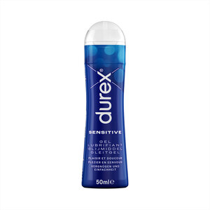 Durex Play Sensitive Gel 50ml &ndash; Water-Based Lubricant (Transparent, Non-Sticky, Condom Safe)