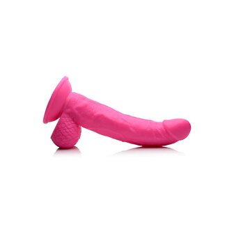 Dildo with balls and suction cup 19 cm (7.5 inch) Pink