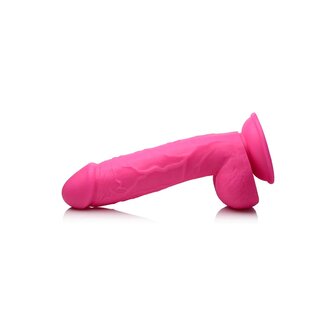 Dildo with Balls and Suction Cup 21 cm (8.25 inch) Pink