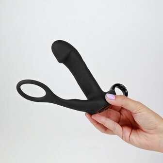 Cockring and Vibrating Prostate Massager with Remote Control