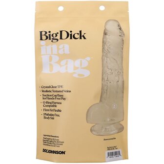 Dildo - 8&#039;&#039; / 20 cm Clear / Helder