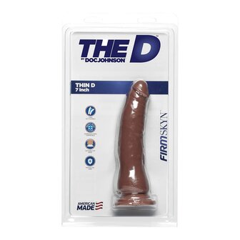 Dildo - 7&quot; / 18 cm Brown/Bruin