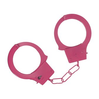 Metalen Handboeien Roze / Metal Handcuffs  Pink