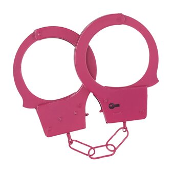 Metalen Handboeien Roze / Metal Handcuffs  Pink