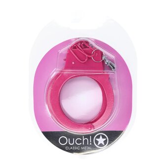 Metalen Handboeien Roze / Metal Handcuffs  Pink