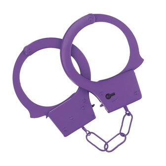 Metalen Handboeien Paars / Metal Handcuffs  Purple