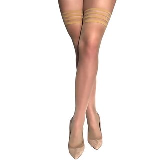 Hold-up kousen powder kleur maat D / Hold-up stockings powder color size D