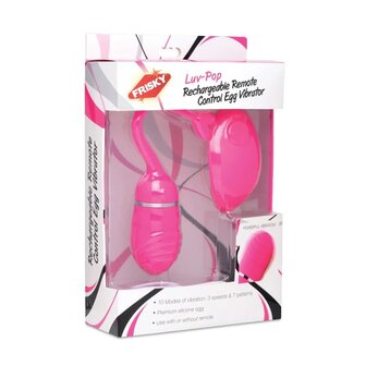 Oplaadbaar trillend ei met afstandsbediening / Rechargeable Vibrating Egg with Remote Control