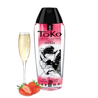 Toko Aroma - Strawberry Sparkling Wine 165 ml eetbaar glijmiddel / Toko Aroma - Strawberry Sparkling Wine 165 ml edible lubricant
