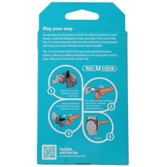 Voorbind Harnas met GRATIS Vac-U Poeder /  Strap-on Harness with FREE Vac-U Powder