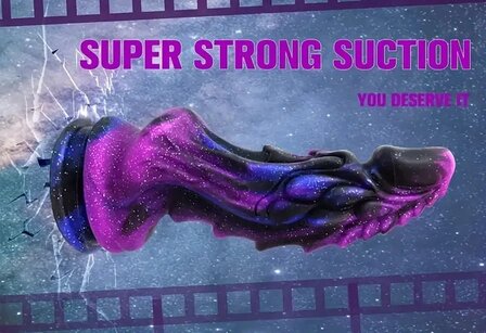 Dragon Dildo With Suction Cup Purple