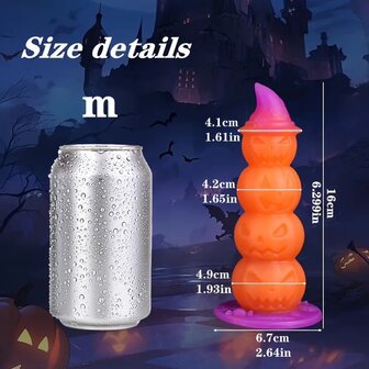 Magische Pompoen Dildo met zuignap /   Magic Pumpkin with suction cup