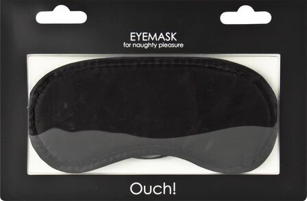 Zacht Zwart Oogmasker / Soft Black Eye Mask