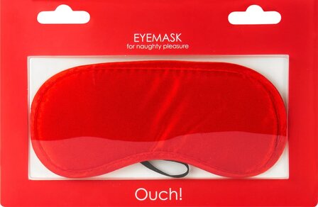 Zacht Rood Oogmasker / Soft Red Eye Mask