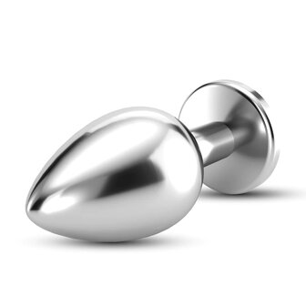 Anal Diamond Butt Plug Red Large