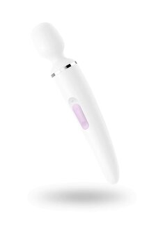 Satisfyer Massage Wand Vibrator wit/ Satisfyer Massage Wand Vibrator white
