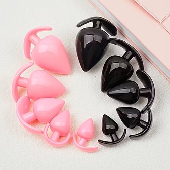 5-Piece Butt Plug Set &ndash; Pink