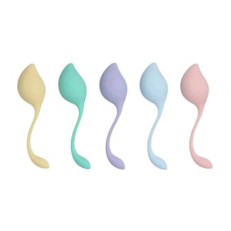Leaf-shaped Kegel Balls for Pelvic Floor Training