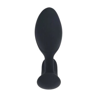 Butt Plug with Vibration and Remote Control &ndash; Black