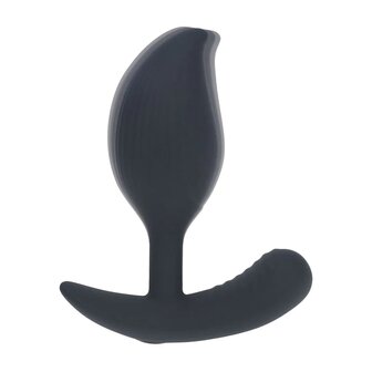 Butt Plug with Vibration and Remote Control &ndash; Black