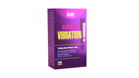 INTT Vibrating Lubricant Blackberry &ndash; Tingling Effect Intimate Gel with Blackberry Flavor (15ml)