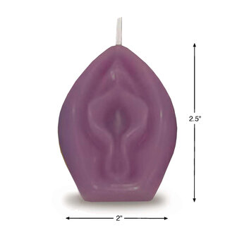 Eden&rsquo;s Candle Vanille Duftkerze Vagina - Lila