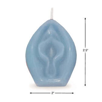 Eden&rsquo;s Candle Vanilla Scented Vagina Candle - Blue