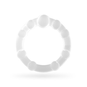 Triple Bead Cock Ring Set &ndash; Clear Stretchy Rings for Enhanced Stimulation and Comfort