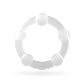 Triple Bead Cock Ring Set &ndash; Clear Stretchy Rings for Enhanced Stimulation and Comfort