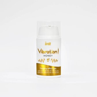 INTT Vibration Liquid Vibrator Honey &ndash; Intense Sensaties &amp; Ultiem Genot 15ml