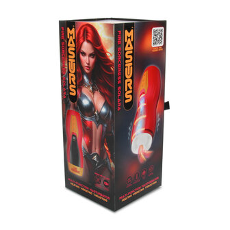 MASTURS Solara &ndash; Fire Sorceress Multifunctionele Masturbator