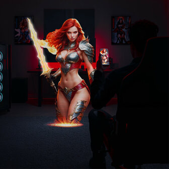 MASTURS Solara &ndash; Fire Sorceress Multifunctionele Masturbator