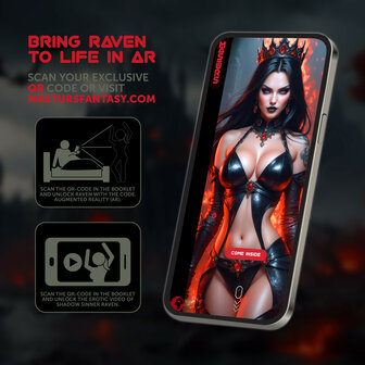 MASTURS Raven &ndash; Shadow Sinner Multifunctionele Masturbator