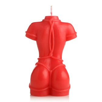Bound Goddess Rode Druppelkaars &ndash; Master Series | Sensuele Warmte &amp; Ritueel van Verleiding