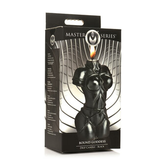 Bound Goddess Zwarte Druppelkaars &ndash; Master Series | Sensuele Warmte &amp; Ritueel van Verleiding