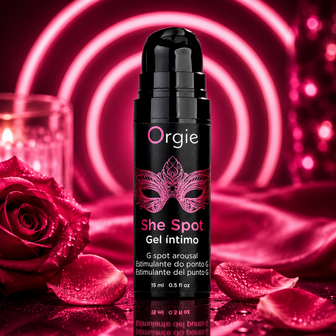 Orgie She Spot Intimate Gel &ndash; G-Spot Stimulerende Gel met Vibrerend, Warm &amp; Cooling Effect