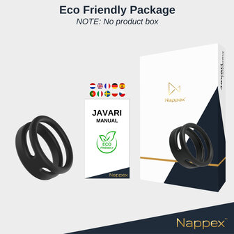 Nappex&trade; Javari Cockring &ndash; Premium Siliconen Penisring voor Comfort, Ondersteuning en Duurzaam Gebruik