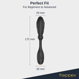 Nappex&trade; Dios Prostaatstimulator &amp; G-Spot Vibrator &ndash; Krachtige P-Spot Stimulatie, 10 Vibratiestanden &amp; Intense Orgasmes