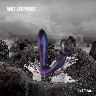 Hueman Black Hole Anaal Vibrator met Cockring